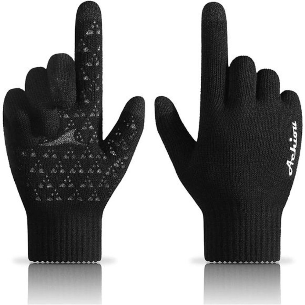 Winter Gloves for Men Women, Touch Screen Texting Warm Gloves